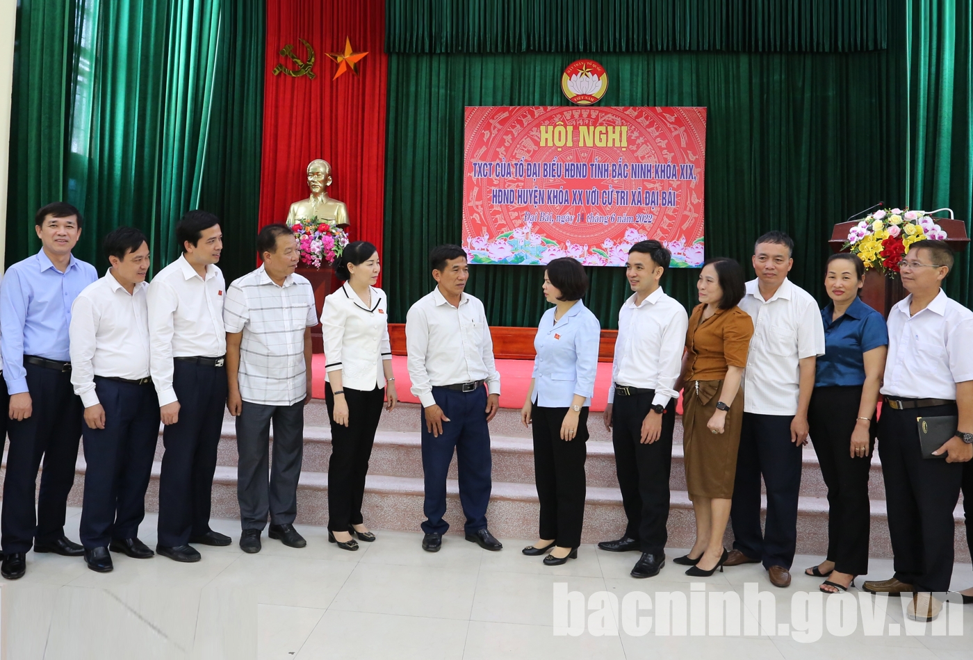 Chủ tịch UBND tỉnh Bắc Ninh tiếp xúc cử tri xã Đại Bái, huyện Gia Bình