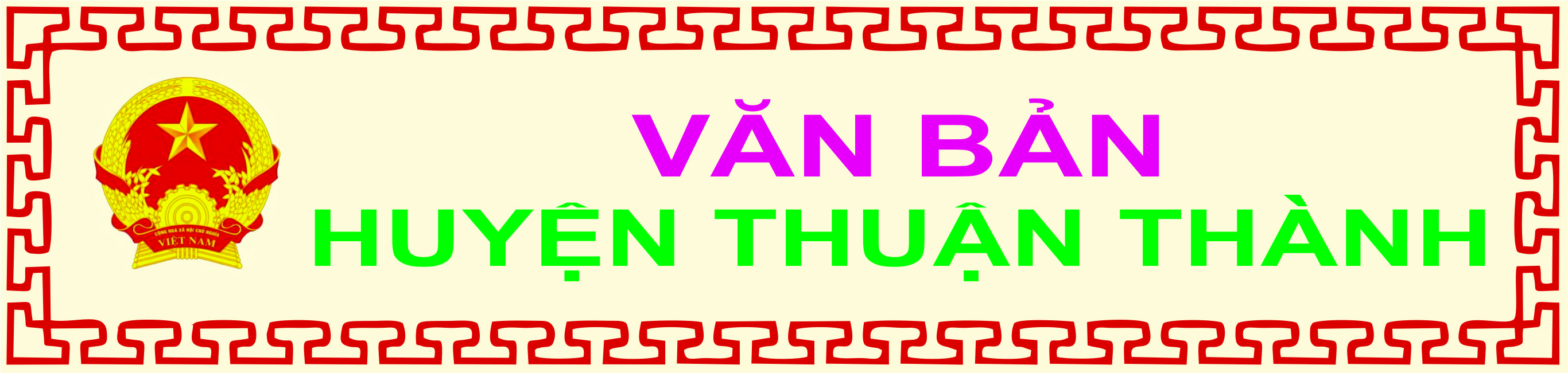 Văn bản huyện Thuận Thành